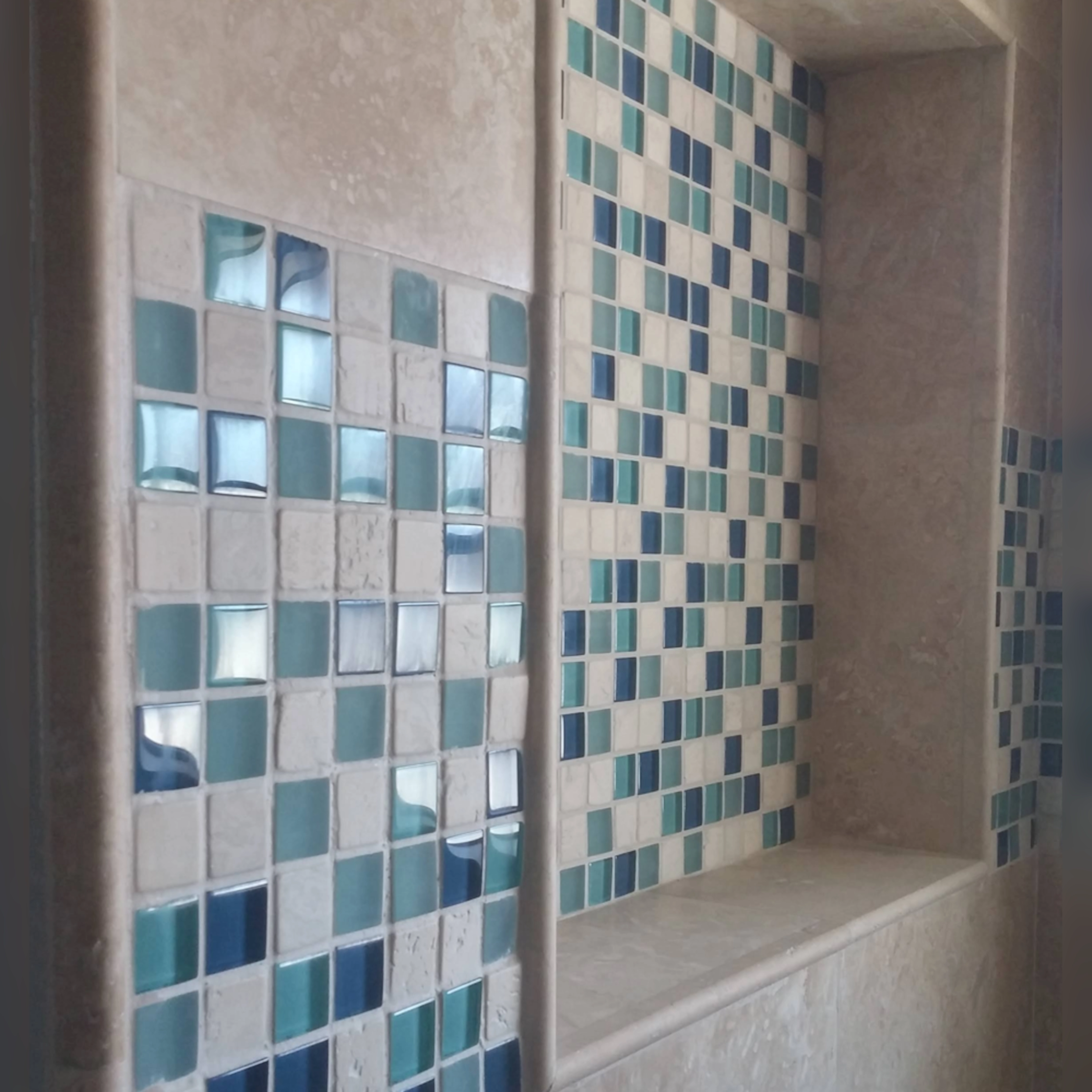 This picture shows steves work on Tile